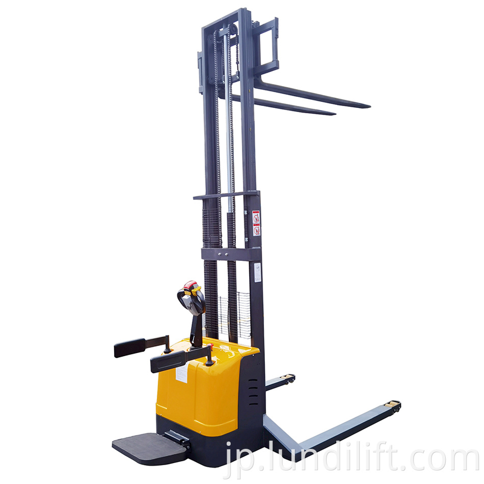 Full Electric Stackers Stand On Driving Type